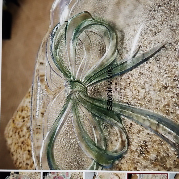 Large Savoirr Vivre holiday platter - Picture 2 of 4